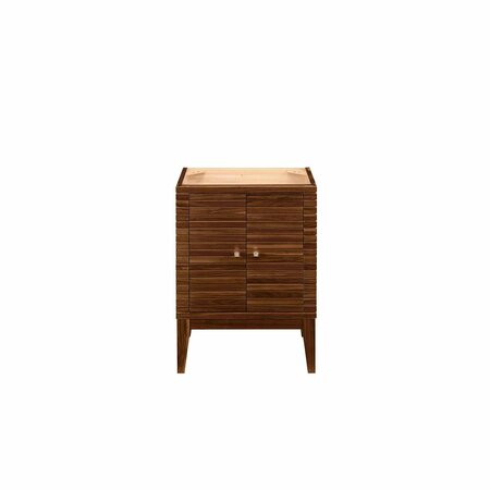 JAMES MARTIN VANITIES Linden 24in Single Vanity Cabinet, Mid-Century Walnut E213-V24-WLT